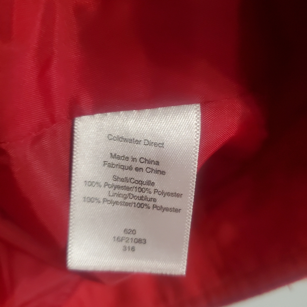 ColdWater Creek Red Faux Suede Embroidered Embellished Blazer  Sz14 Chic Grandma - Picture 14 of 16